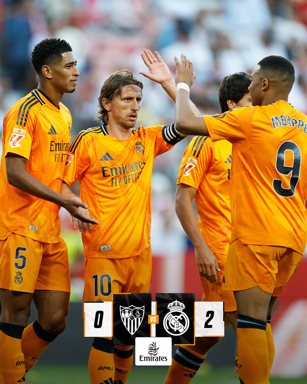 塞维利亚逆转波兰，莫德里奇完成帽子戏法